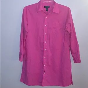 Ralph Lauren pink button shirt